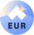Zusammenfassung der Münze Angle Staked EURA