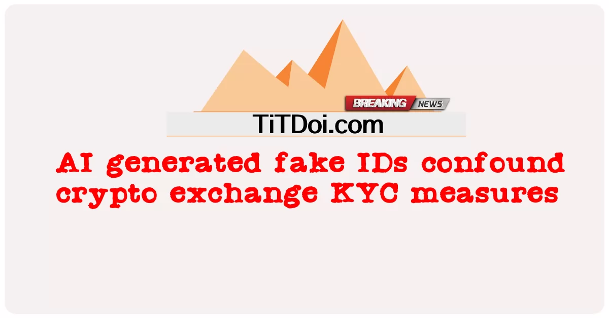 AI បាន បង្កើត IDs ក្លែងក្លាយ confound crypto វិធាន ការ ផ្លាស់ ប្តូរ KYC -  AI generated fake IDs confound crypto exchange KYC measures
