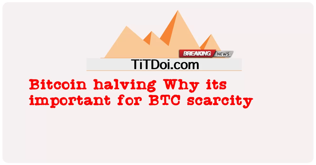 Halving di Bitcoin: perché è importante per la scarsità di BTC -  Bitcoin halving Why its important for BTC scarcity