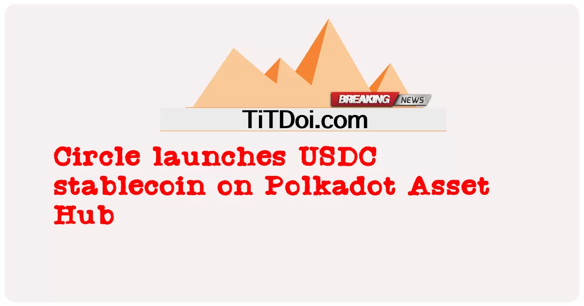Circle lance le stablecoin USDC sur Polkadot Asset Hub -  Circle launches USDC stablecoin on Polkadot Asset Hub