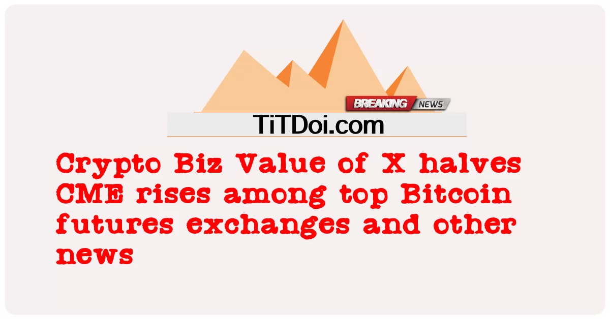 El valor de Crypto Biz de X mitades CME aumenta entre los principales exchanges de futuros de Bitcoin y otras noticias -  Crypto Biz Value of X halves CME rises among top Bitcoin futures exchanges and other news