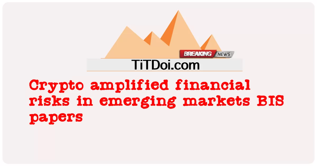 क्रिप्टो ने उभरते बाजारों में वित्तीय जोखिमों को बढ़ाया बीआईएस पेपर। -  Crypto amplified financial risks in emerging markets BIS papers