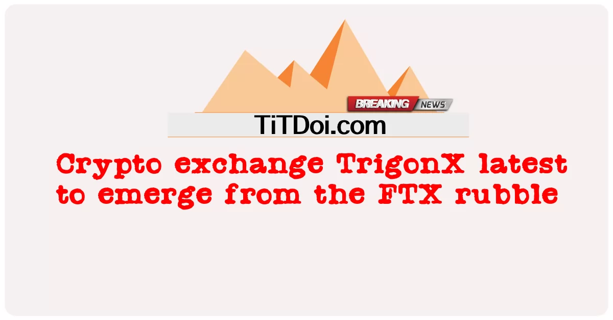 کریپٹو ایکسچینج ٹریگون ایکس ایف ٹی ایکس کے ملبے سے ابھرنے والا تازہ ترین -  Crypto exchange TrigonX latest to emerge from the FTX rubble