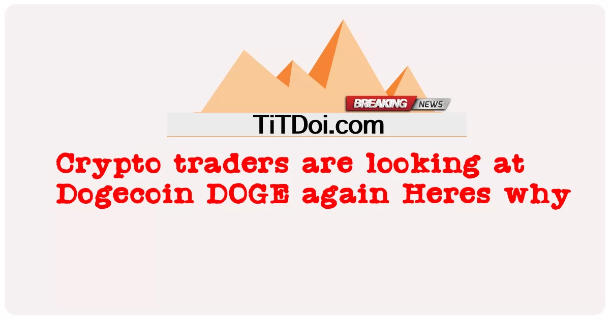 ينظر متداولو العملات المشفرة إلى Dogecoin DOGE مرة أخرى هيريس لماذا -  Crypto traders are looking at Dogecoin DOGE again Heres why