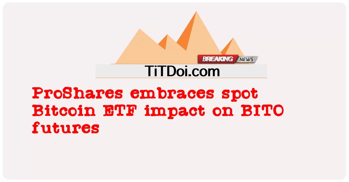 پرو شیئرز نے بی آئی ٹی او فیوچرز پر بٹ کوائن ای ٹی ایف کے اثرات کو قبول کیا -  ProShares embraces spot Bitcoin ETF impact on BITO futures