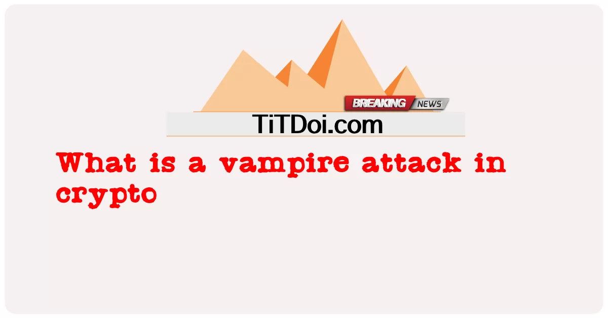 ¿Qué es un ataque de vampiros en las criptomonedas? -  What is a vampire attack in crypto